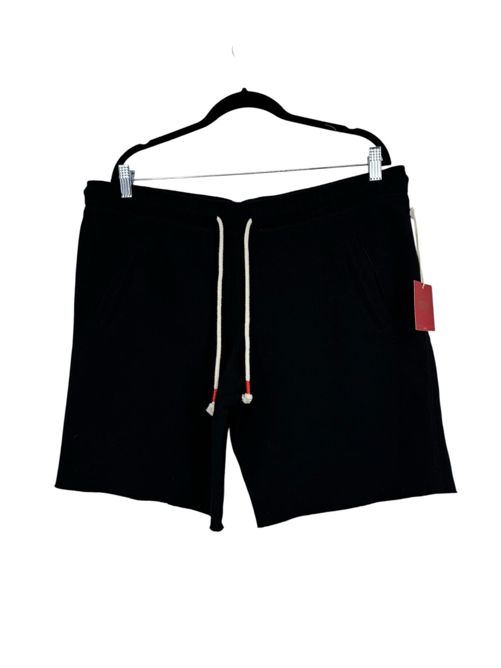 NWTs Mossimo Leisure Bermuda Shorts Women’s Size XL Black Raw Hem Cotton/Poly